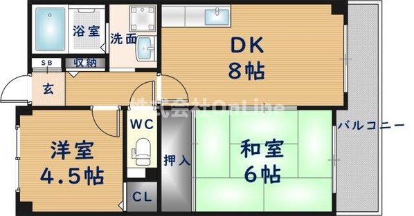 make第8マンションの物件間取画像